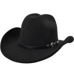 Chapeau Western Feutre Lanière à Boucle
