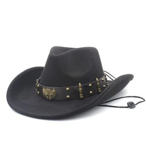 Chapeau Country Noir Western Fashion