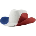 Chapeau Cowboy Bleu Blanc Rouge