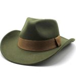 Chapeau Cowboy Costume Ville en feutre laine de qualité supérieure