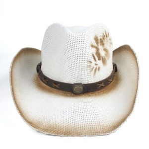 Chapeau De Country Blanc