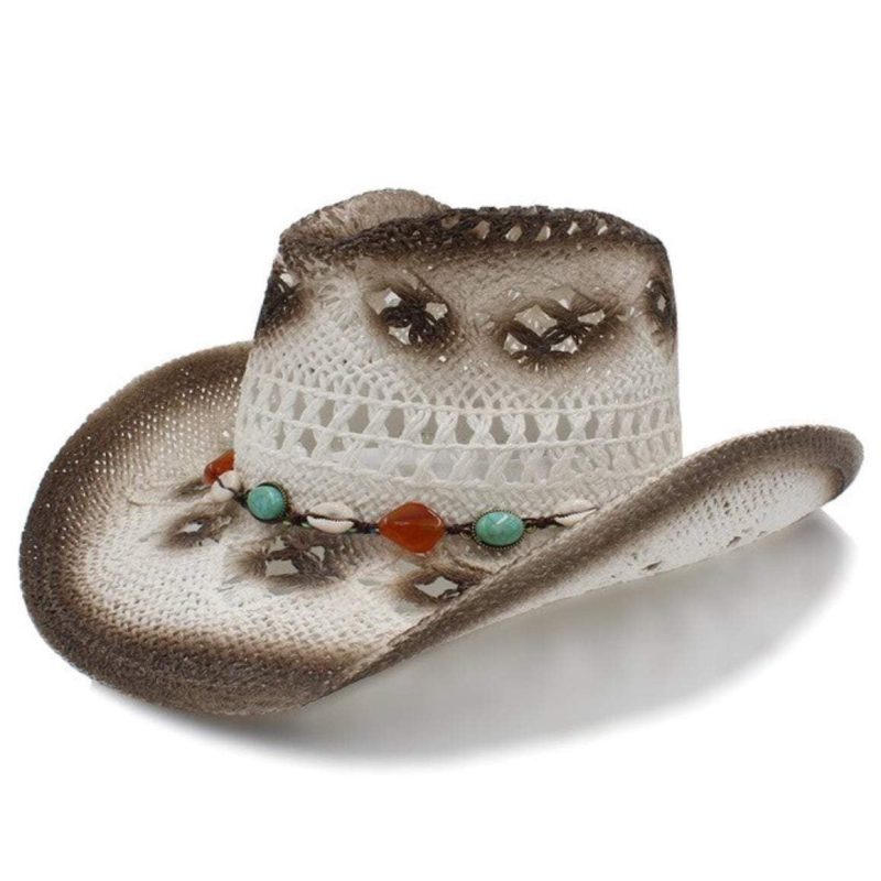 Chapeau De Cowboy Blanc Femme
