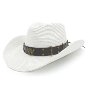 Chapeau De Cowboy Blanc Homme