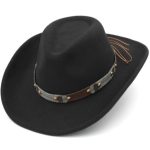 chapeau de cowboy avec ficelle