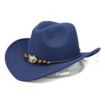 Chapeau western dandy en cuir