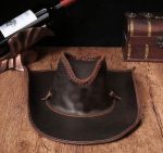 Accessoire de Mode Cowboy - Chapeau de Cowboy en Cuir