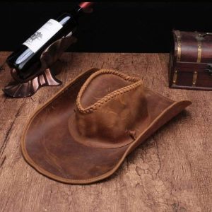 Chapeau De Cowboy En Cuir