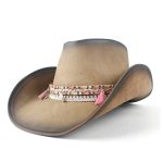Chapeau De Cowboy Femme Cuir