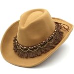 Chapeau en laine western