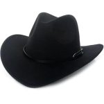 Chapeau De Cowboy Feutre Noir