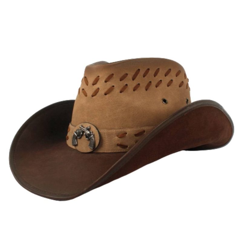 Chapeau De Cowboy Homme En Cuir