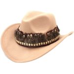 Chapeau De Cowboy Indien en laine