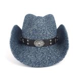Chapeau western en paille