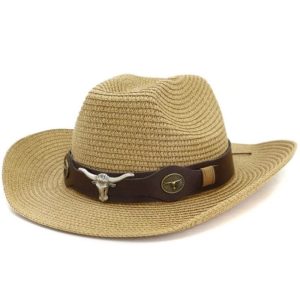 Chapeau De Paille Cowboy Homme