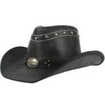 Chapeau De Western en cuir véritable
