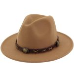 Chapeau Western pour homme avec large bord