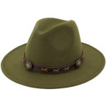 Chapeau De Western Homme en cuir véritable