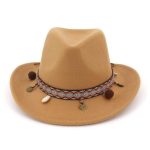 Chapeau De Western Marron Indian