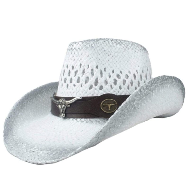 Chapeau Western Blanc