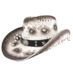 Chapeau Western Blanc ÉTé Femme