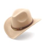 Plume ornée sur chapeau Western Cavalry