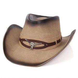 Chapeau Western Cuir