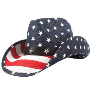 Chapeau Western Drapeau AméRicain