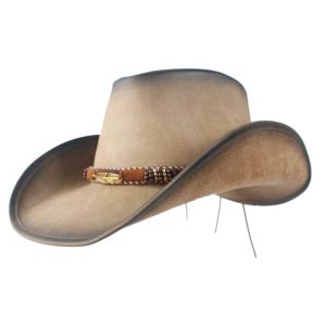 Chapeau Western En Cuir