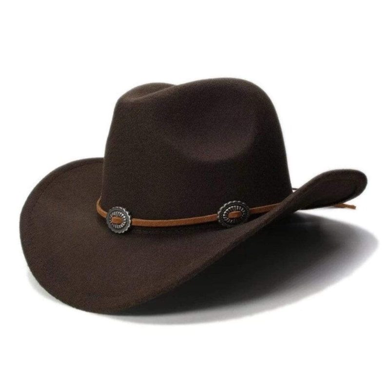 Chapeau Western en feutre de qualité