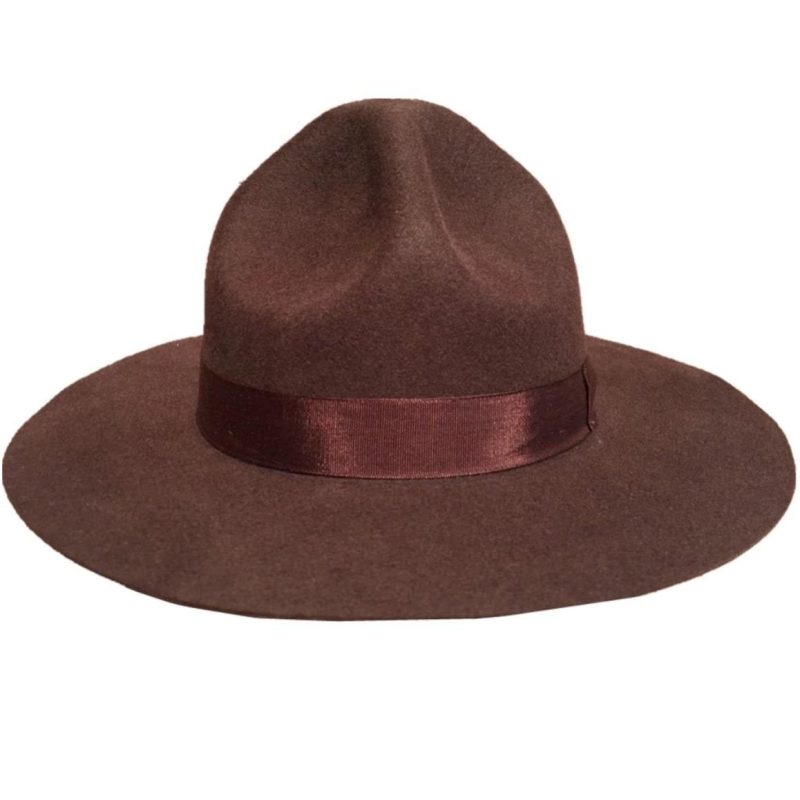 Chapeau Cowboy Western Large Bord en feutre laine de qualité