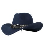 Chapeau à lanière en cuir Western Show