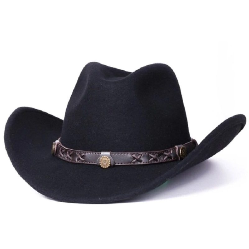 Chapeau Cowboy en laine pour hommes